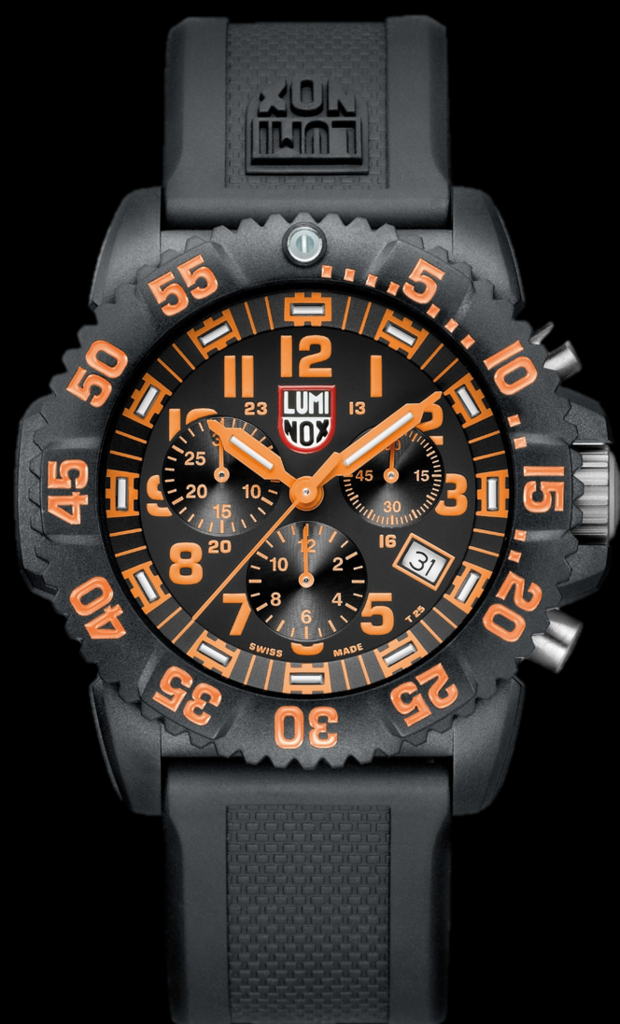 萬年鐘錶 - LUMINOX 雷明時  海豹部隊三眼計時  LM-A3089 錶徑44MM