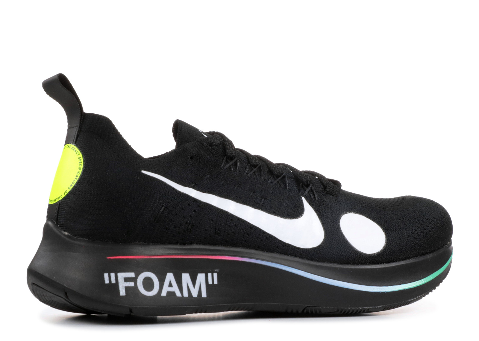 zoom fly black off white