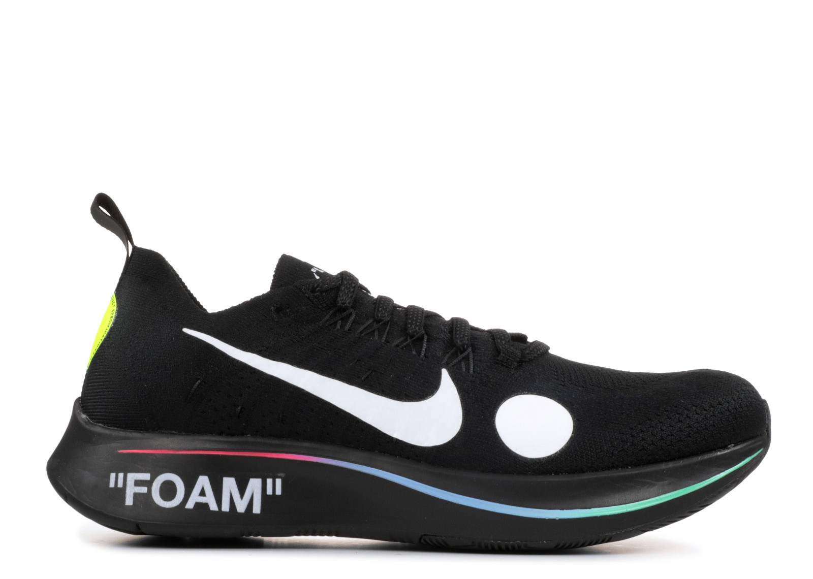 nike zoom off white black