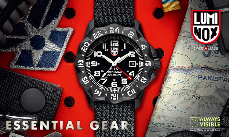 萬年鐘錶 - LUMINOX 雷明時 F-117 Nighthawk夜鷹戰機  LM-A6421 錶徑44MM