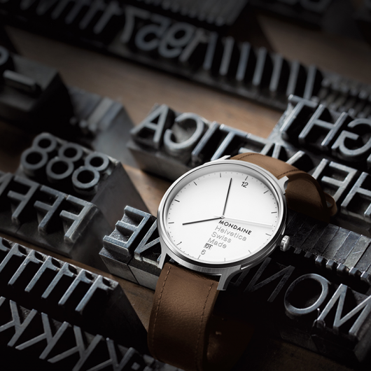 萬年鐘錶 - MONDAINE  瑞士國鐵   Helvetica Light 聯名腕錶    XM-1L2210  錶徑38MM