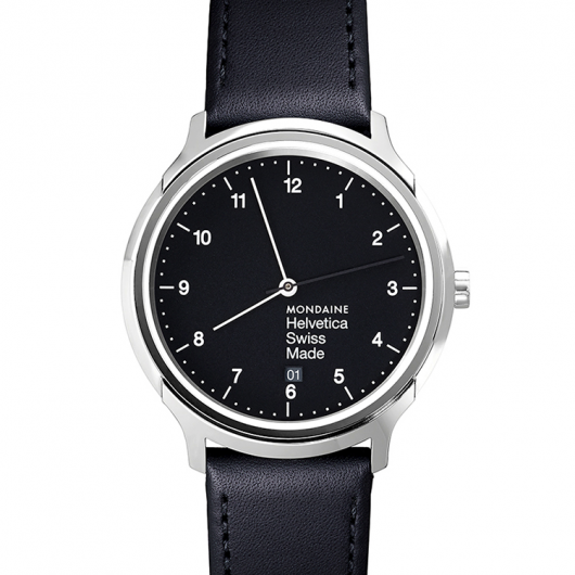 萬年鐘錶 - MONDAINE  瑞士國鐵   Helvetica Light 聯名腕錶    XM-1R2220K  錶徑40MM