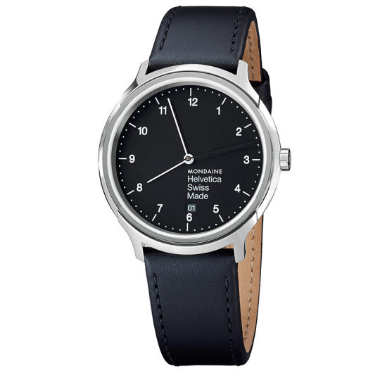 萬年鐘錶 - MONDAINE  瑞士國鐵   Helvetica Light 聯名腕錶    XM-1R2220K  錶徑40MM