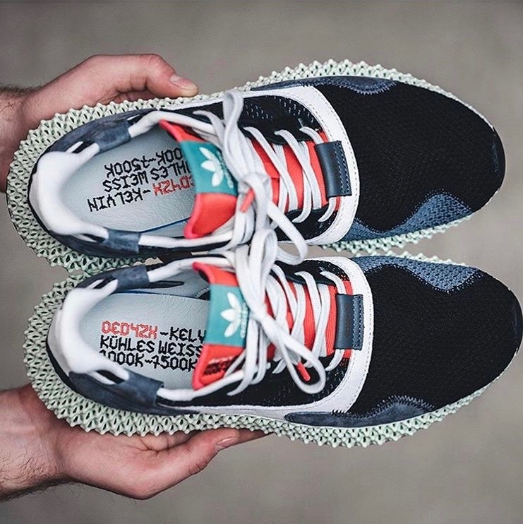 【 adidas ZX4000 4D RUNNER ONIX 頂級限定款】