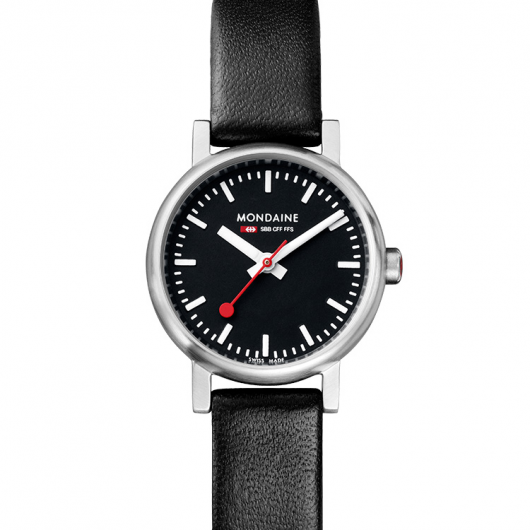 萬年鐘錶 - MONDAINE  瑞士國鐵   SBB 經典系列腕錶    XM-65814S  錶徑26MM