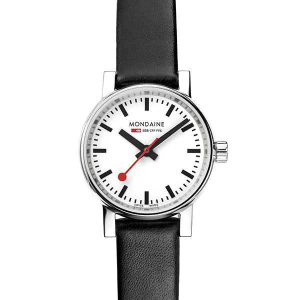 萬年鐘錶 - MONDAINE  瑞士國鐵   SBB 經典系列腕錶   XM-26110LB  錶徑26MM