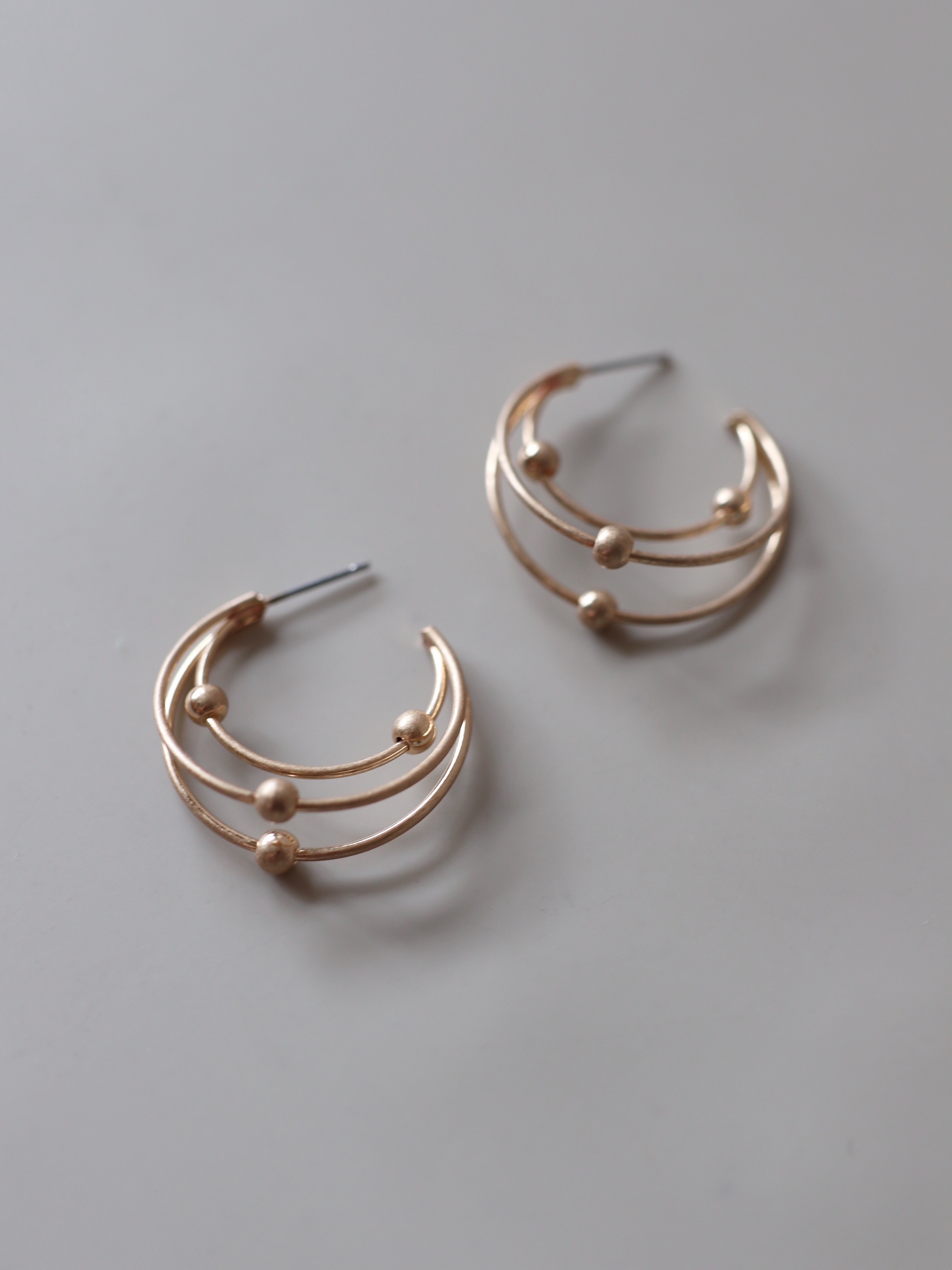 南十字星｜復古金耳環