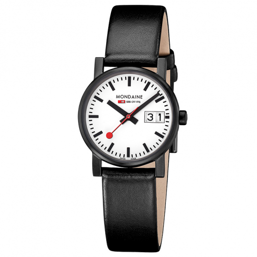 萬年鐘錶 - MONDAINE  瑞士國鐵   SBB 經典系列腕錶  XM-66911SK  錶徑30MM