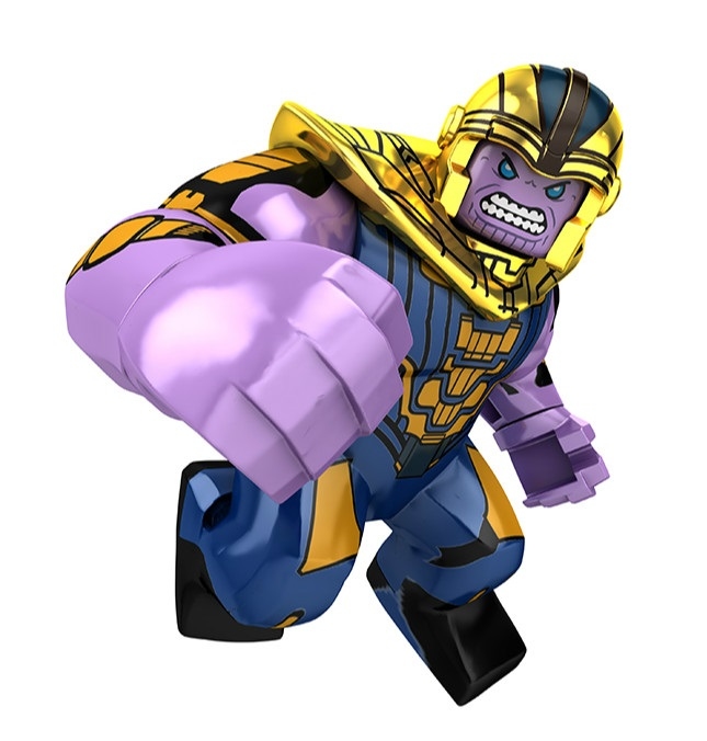 Thanos Avengers Endgame Custom Marvel SuperHeroes Minifigures Bigfigs fit Lego P869