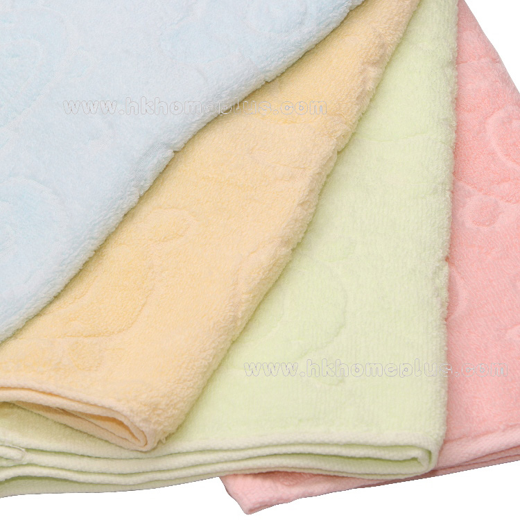 6條裝 厚身動物暗花面巾 4110311/4130320