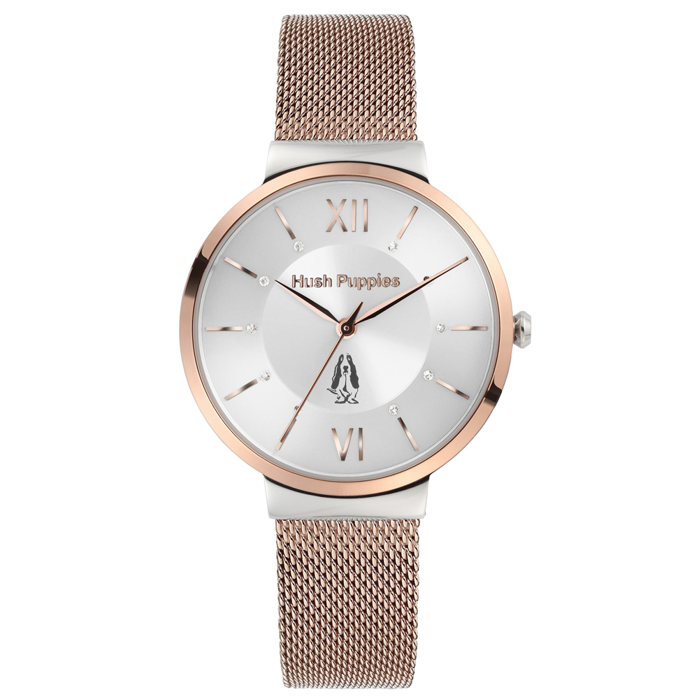 Signature 薄型雙色米蘭女錶