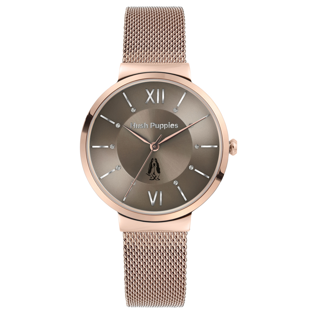 Signature 薄型雙色米蘭女錶