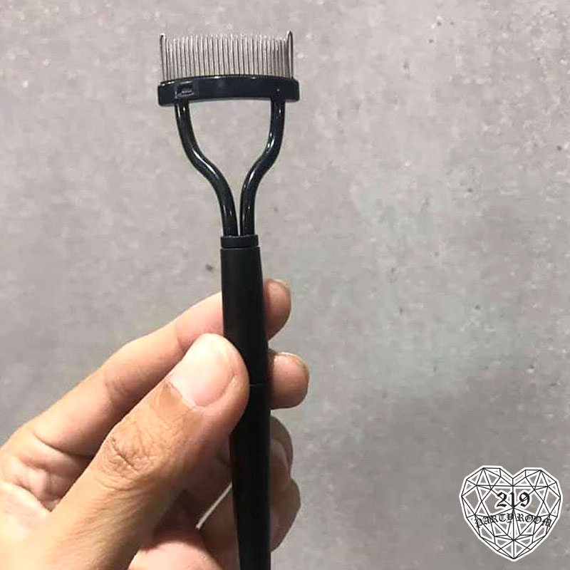 折疊攜帶不鏽鋼睫毛梳