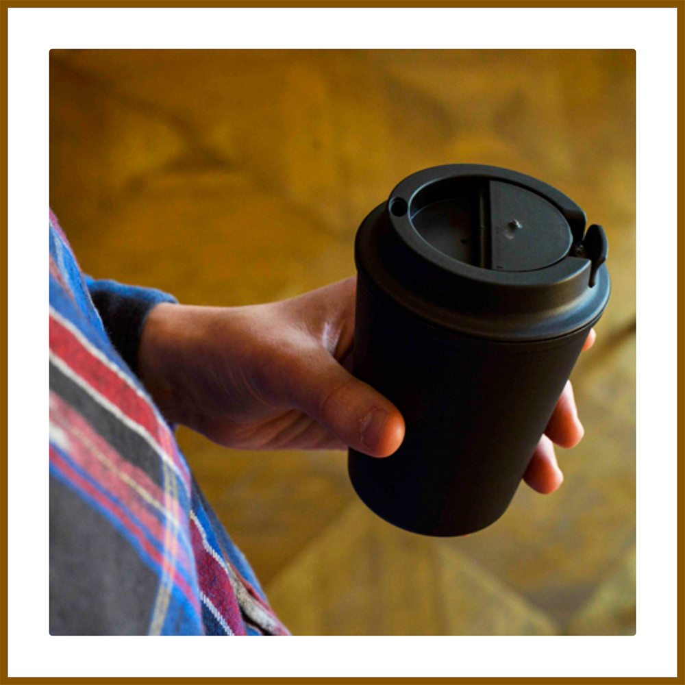 Rivers WALLMUG Sleek  雙層隨行咖啡杯 350ml_黑色