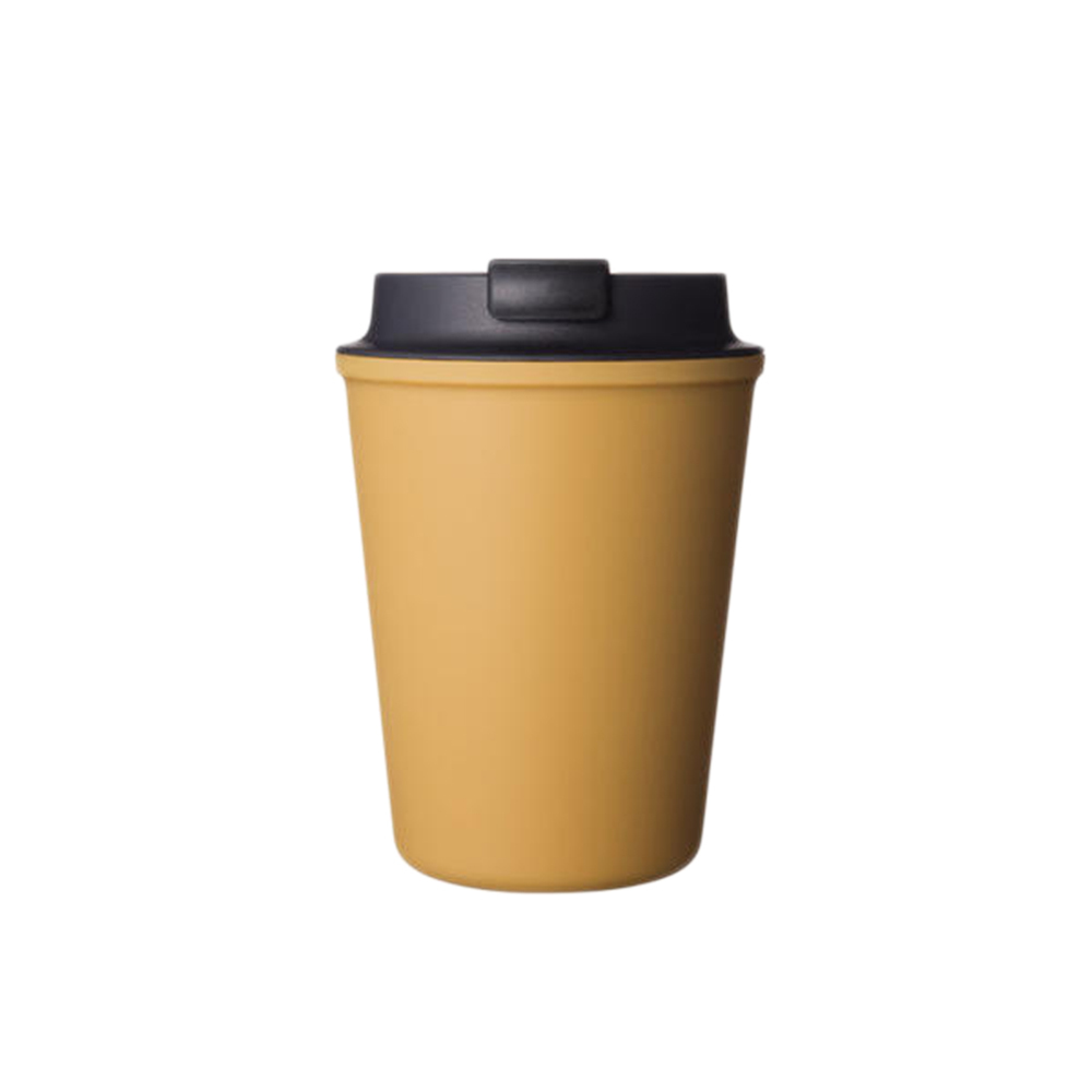 Rivers WALLMUG Sleek  雙層隨行咖啡杯 350ml_芥末黃