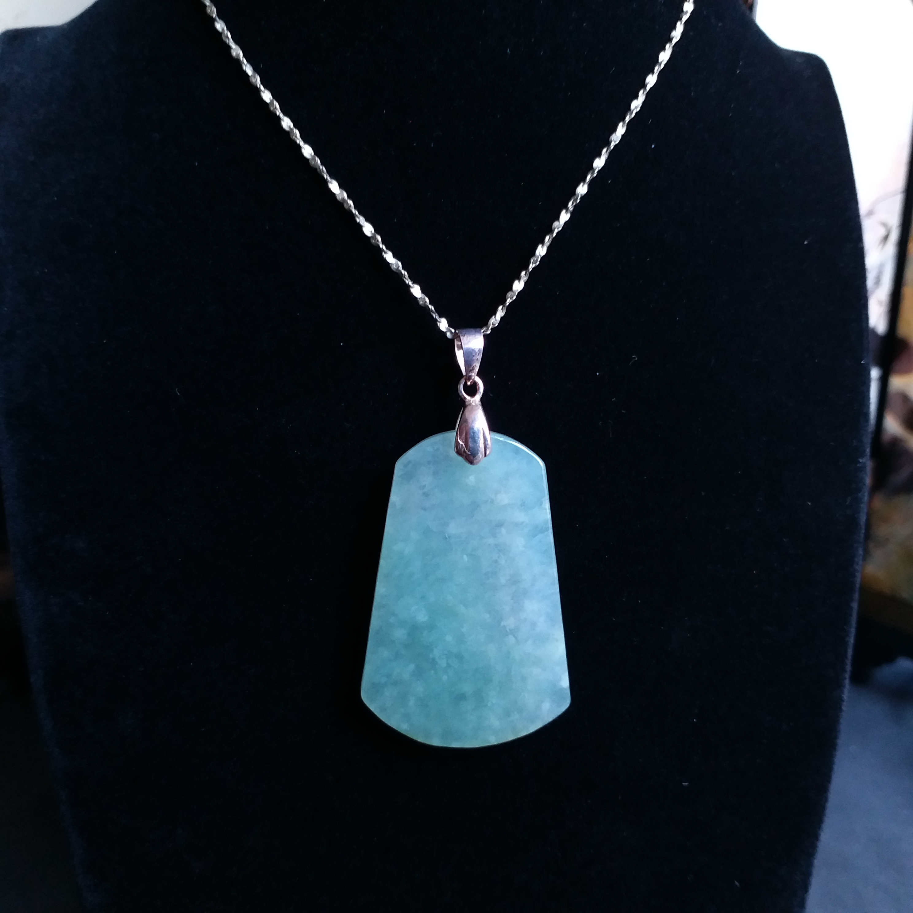 J1069 冰種無事牌吊墜