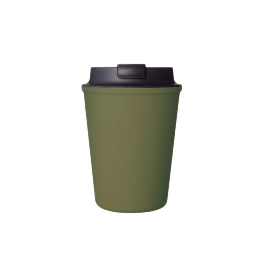 Rivers WALLMUG Sleek  雙層隨行咖啡杯 350ml_橄欖綠