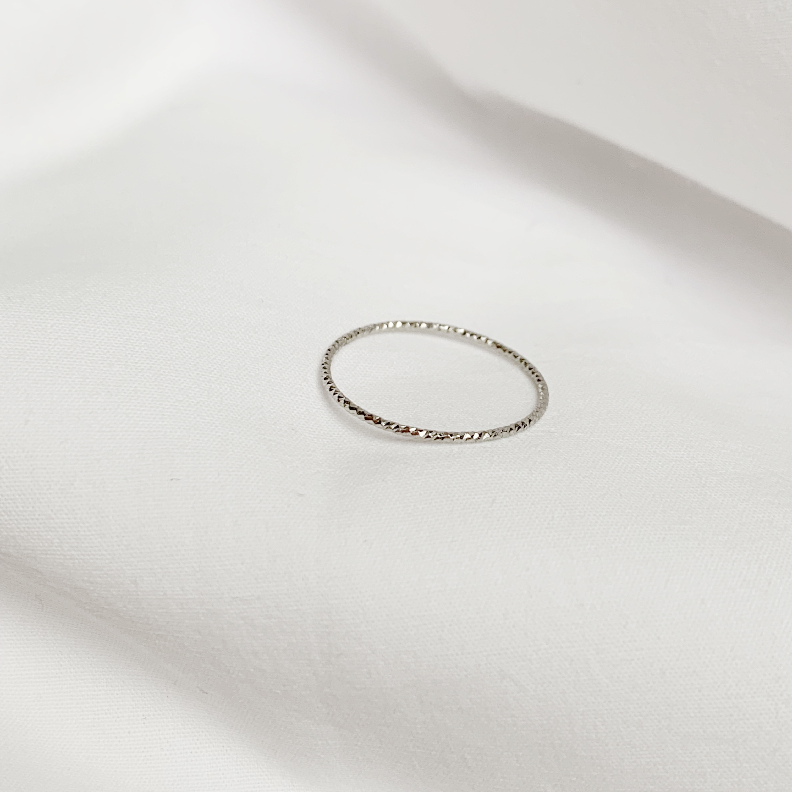 Pt950 鉑金 滿天星戒指