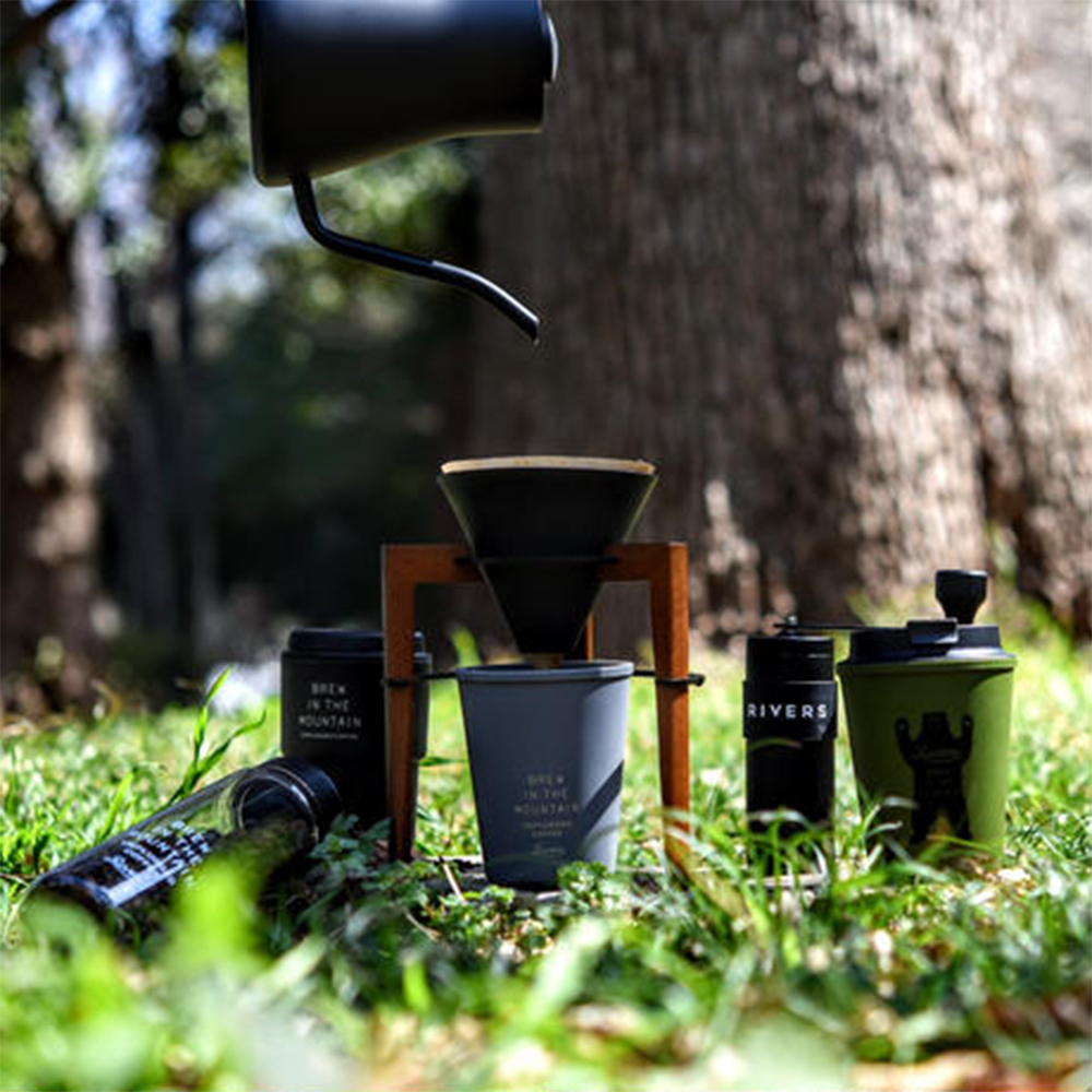 Rivers WALLMUG DEMITA UNPLUGGED雙層隨行咖啡杯 350ml_鉛灰