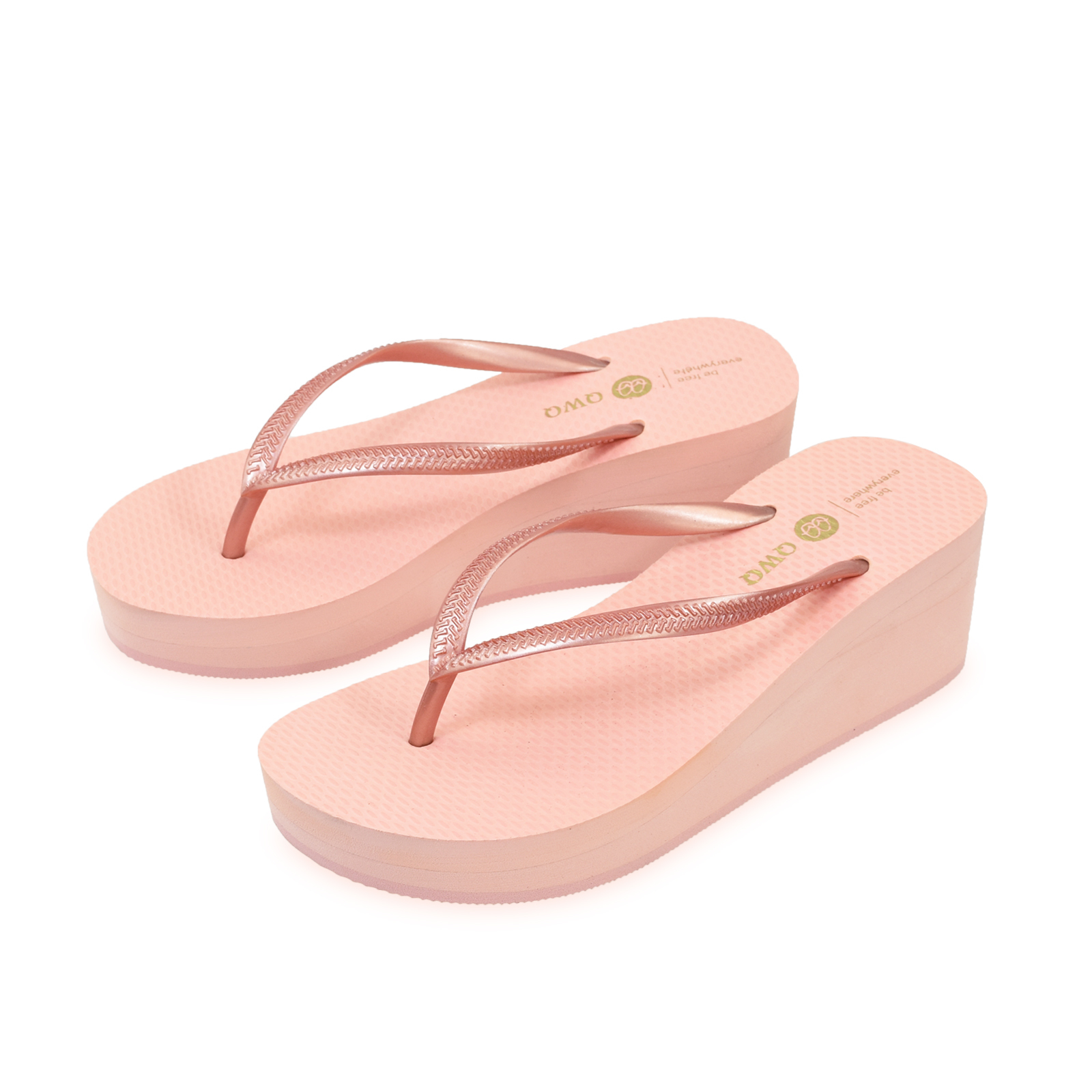 經典厚底 大厚底6cm 原創經典 粉金色