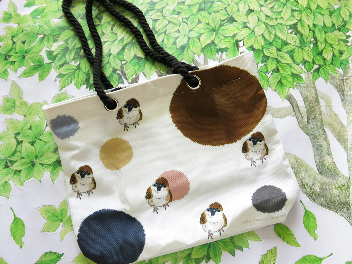 點點麻雀側背包