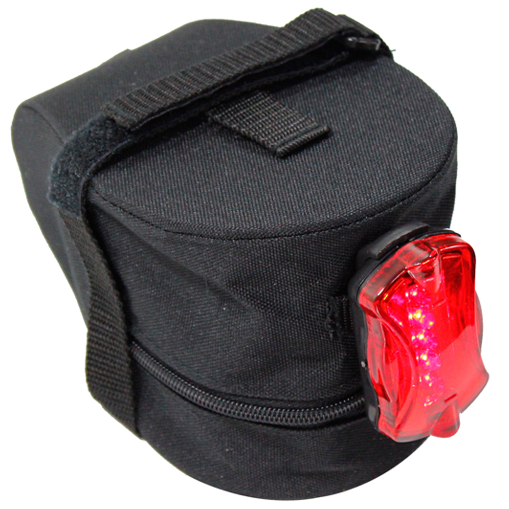 鐵馬行台製超值坐墊袋+後警示燈 破盤下殺 OMAX歐妹思購物網