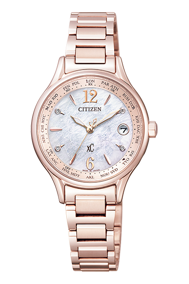 萬年鐘錶 - 限定款 Citizen 星辰錶  XC   光動能電波錶  EC1164-53X  錶徑28MM