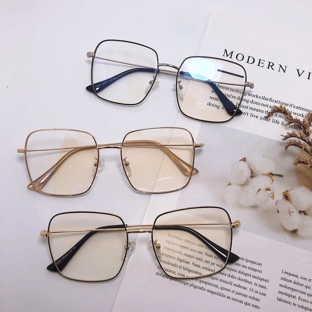 G0160001方形金屬鏡框/五色