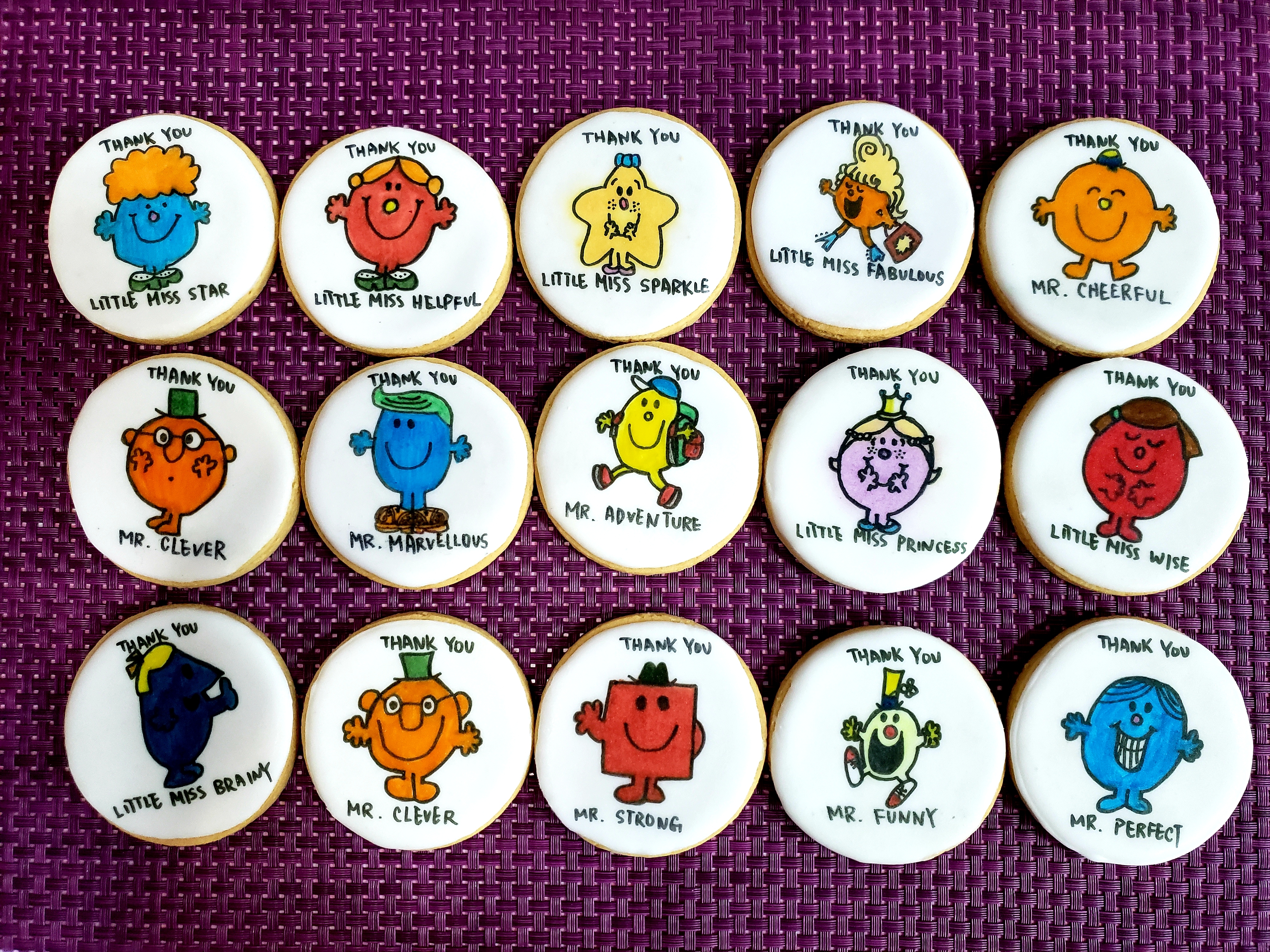 Mr Men and Little Miss 糖霜曲奇