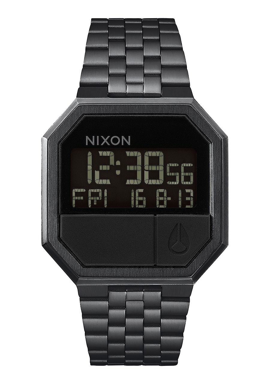 萬年鐘錶 - NIXON 尼克森 衝浪  RE-RUN電子錶  A158-001   錶徑44MM