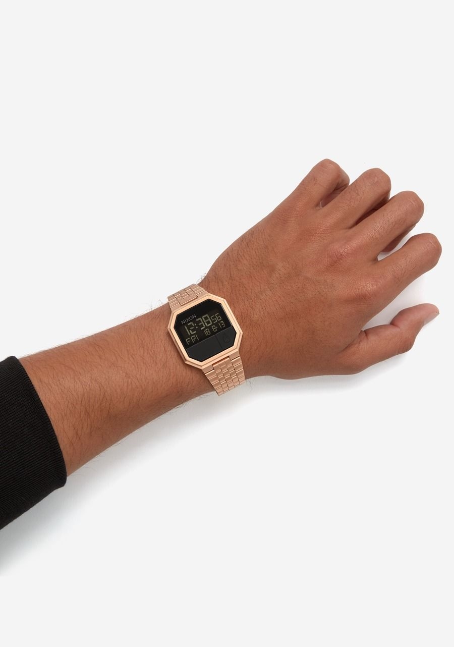 萬年鐘錶 - NIXON 尼克森 衝浪  RE-RUN電子錶  A158-897  錶徑44MM