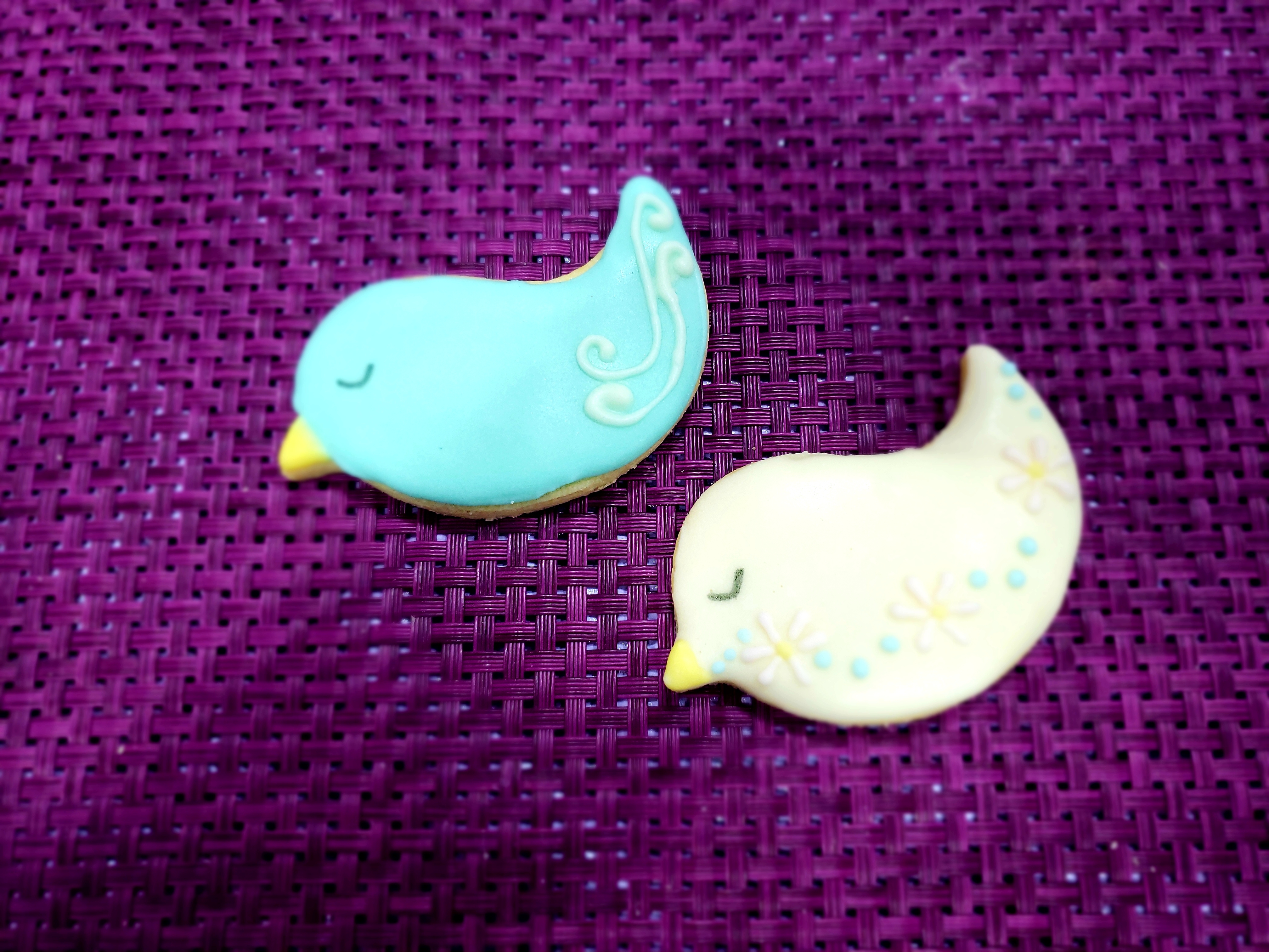 愛情鳥 糖霜曲奇 (一對） [B]