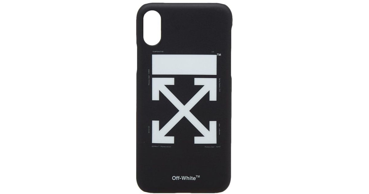 [現貨] Off-White Logo-Print iPhone X 箭頭手機殼