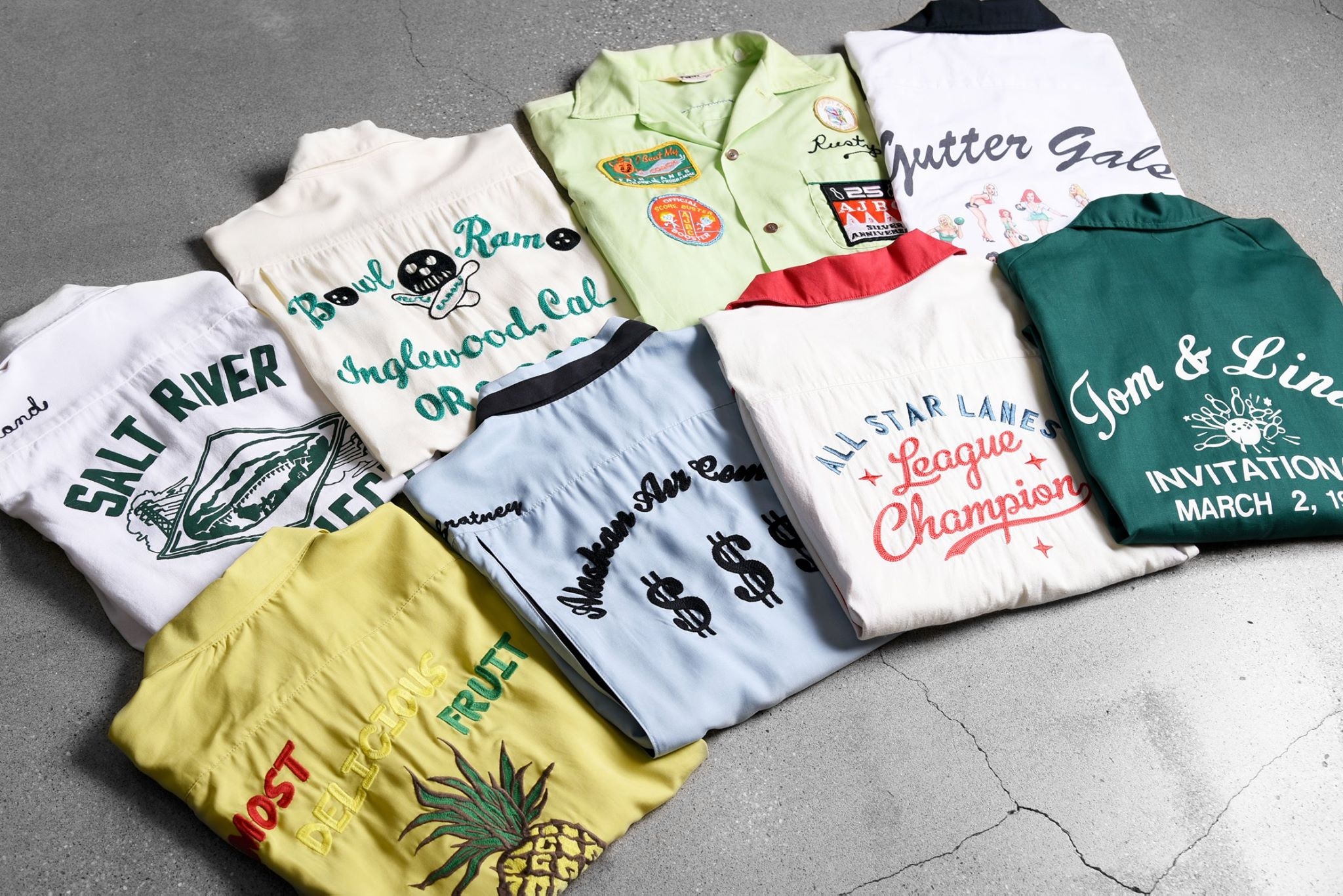 保齡球衫 / vintage古著襯衫 / 美式工裝 / 工裝穿搭男女