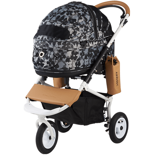 AirBuggy Dome2 Brake 高級寵物手推車．灰迷彩15kg