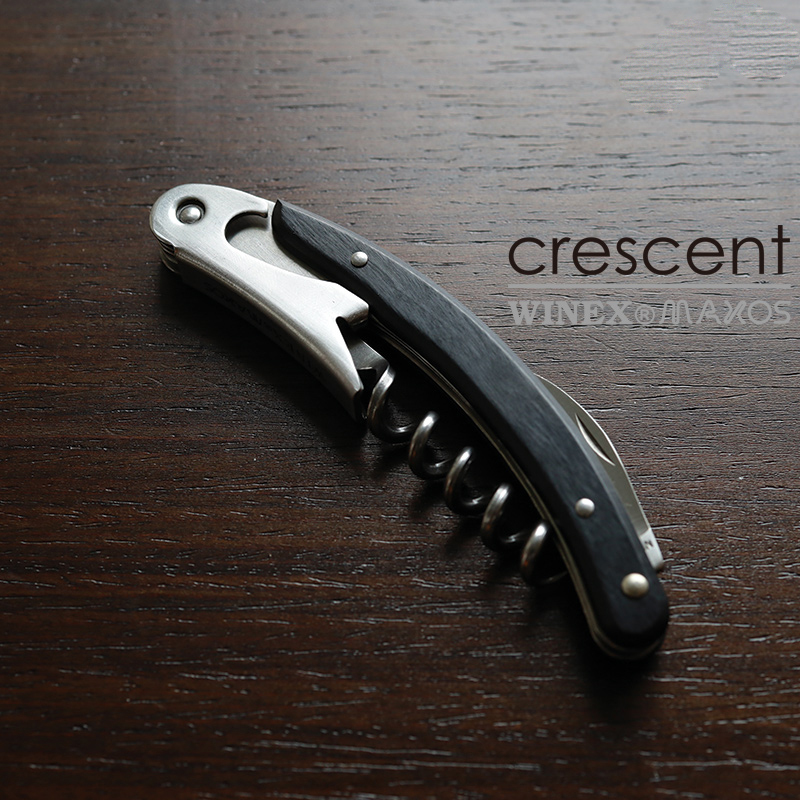 WINEX&MAXOS CRESCENT 三日月 開瓶器/黑色