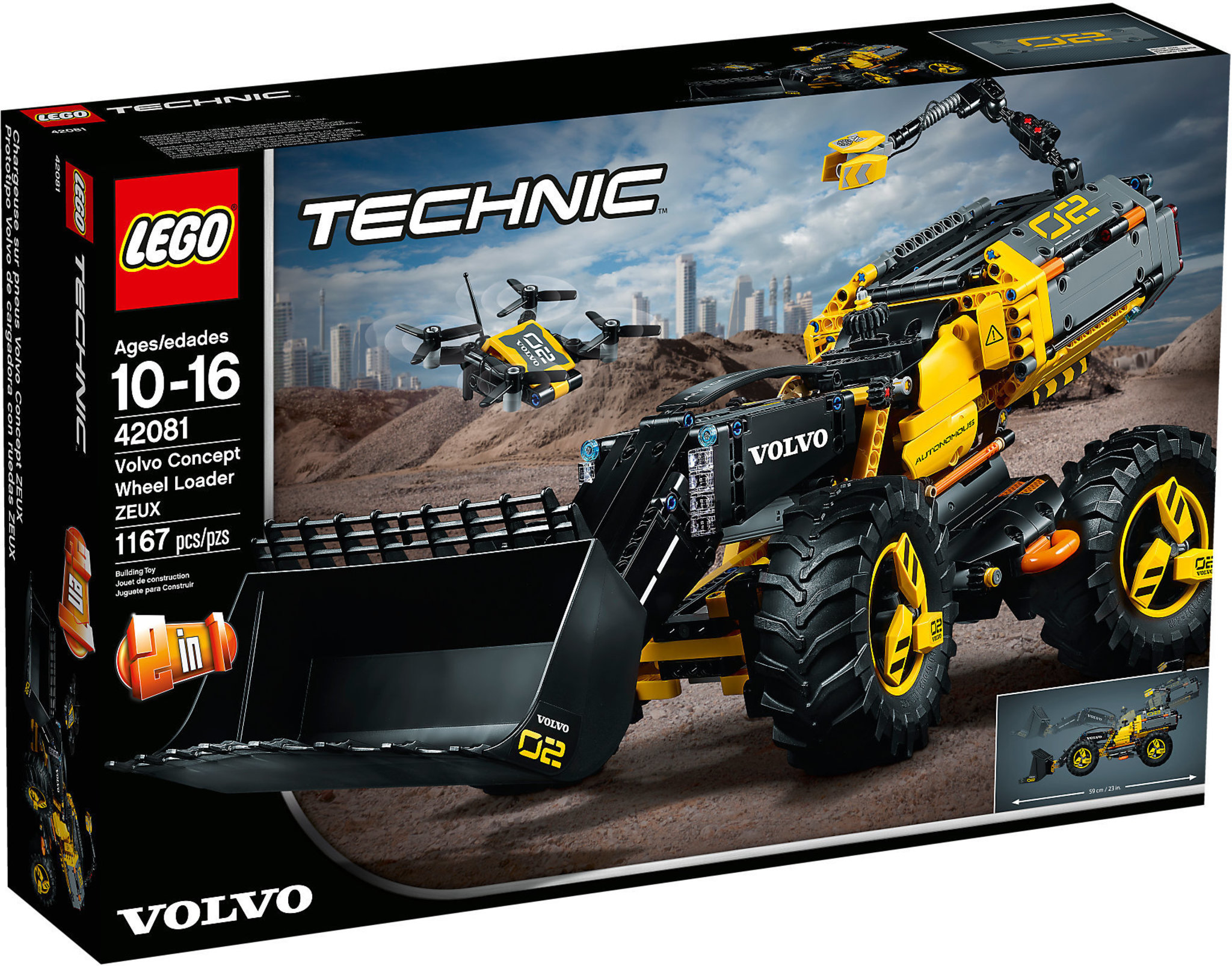 LEGO 42081 Technic™ - Volvo Concept Wheel Loader ZEUX