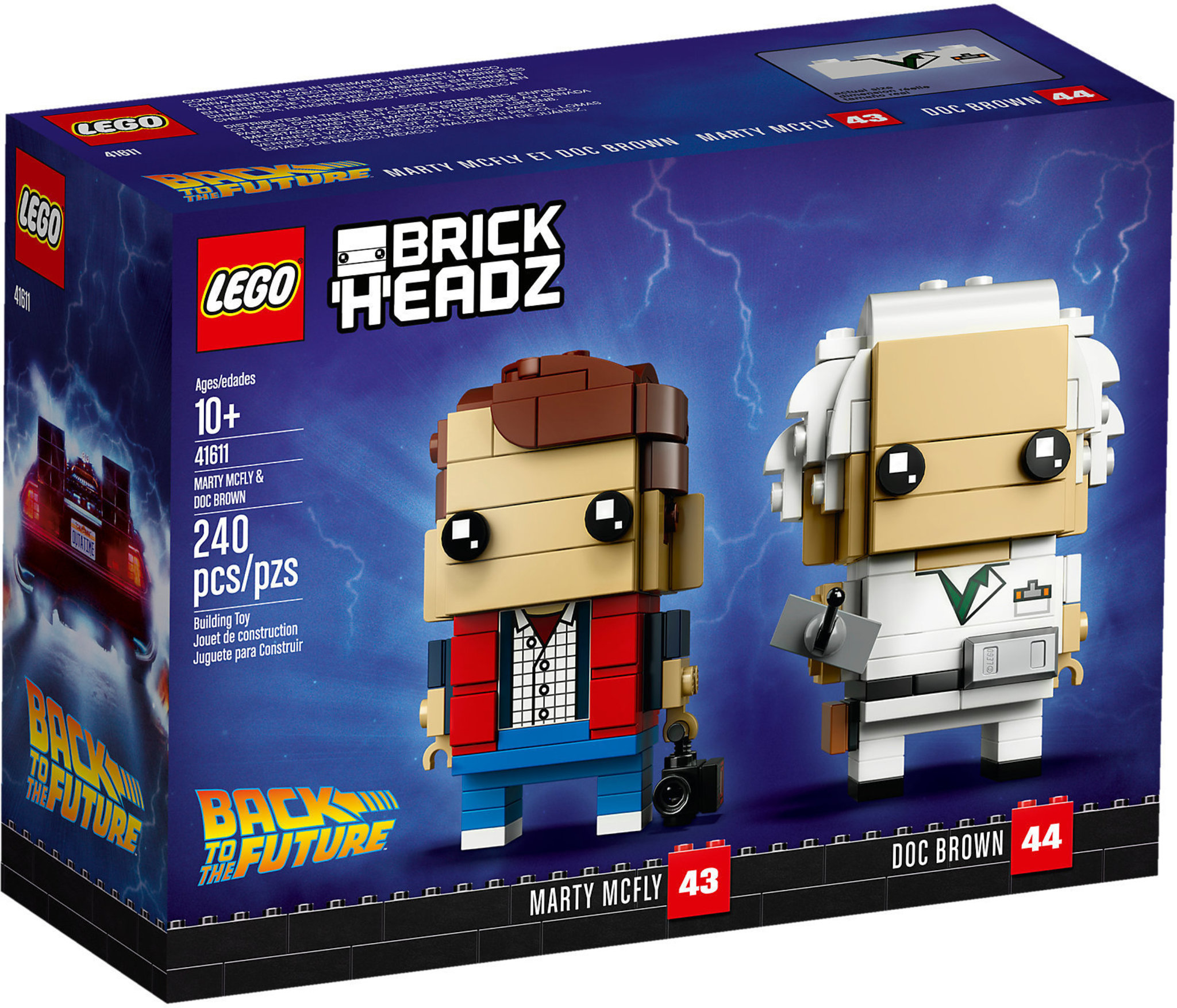 LEGO 41611 BrickHeadz - Marty McFly & Doc Brown