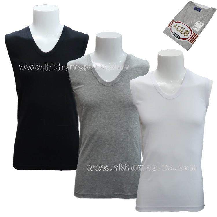 3件裝 A級: 男裝V領翼袖背心 (S-XL碼)