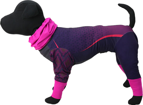 ACTIVE WAN 全身穿著衣-中大型犬-漸變紫款