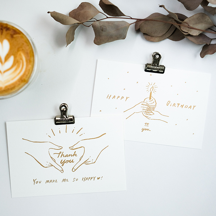 「HAPPY BIRTHDAY」生日明信片