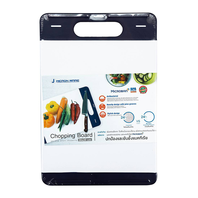 泰國製 MICRON WARE 「Microban坑菌技術」 防滑抗菌塑膠砧板 #5167 #5168