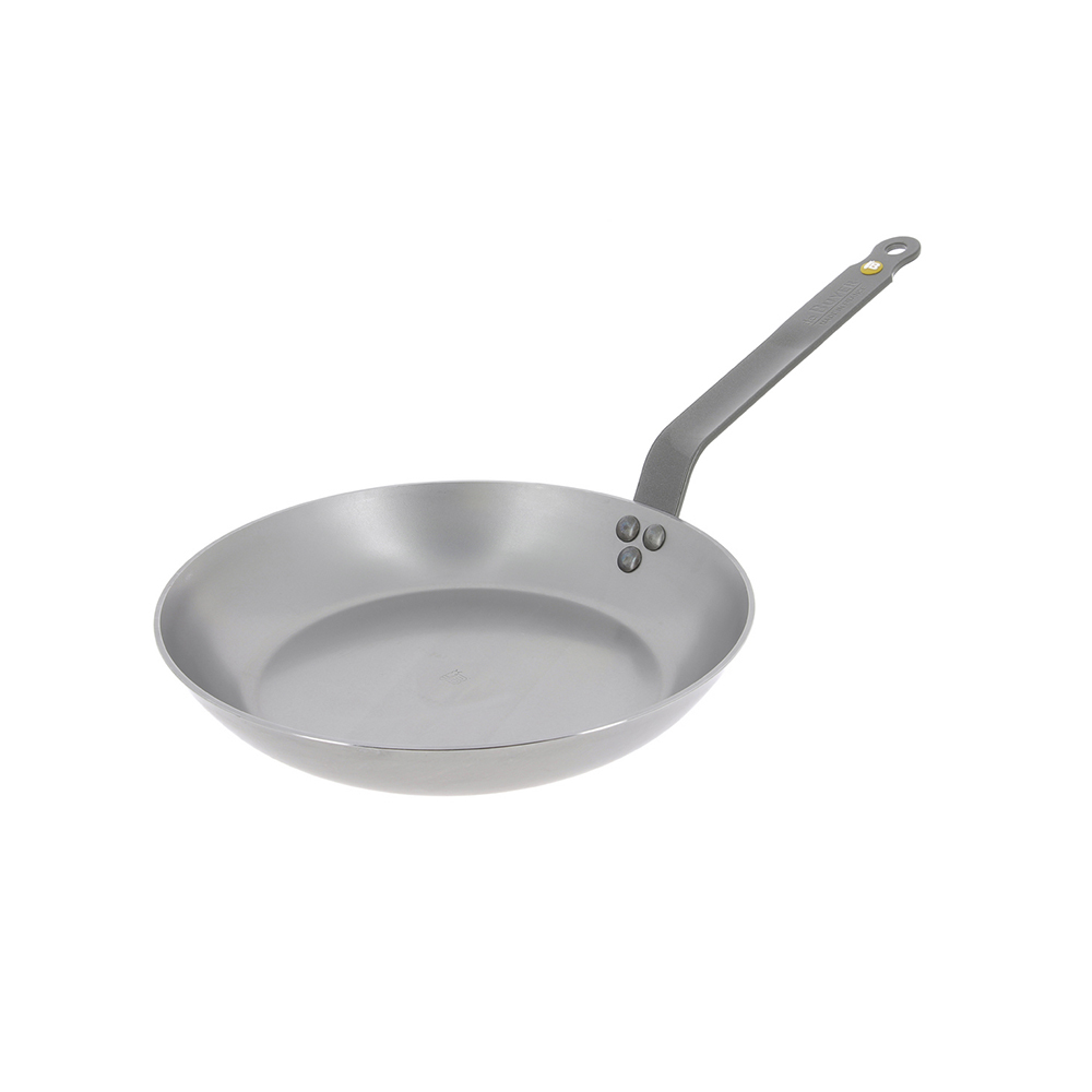 De BUYER MINERAL B Frypan| Ultra Strong Steel & Beeswax