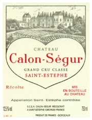Chateau Calon Segur 2009 (RP96)