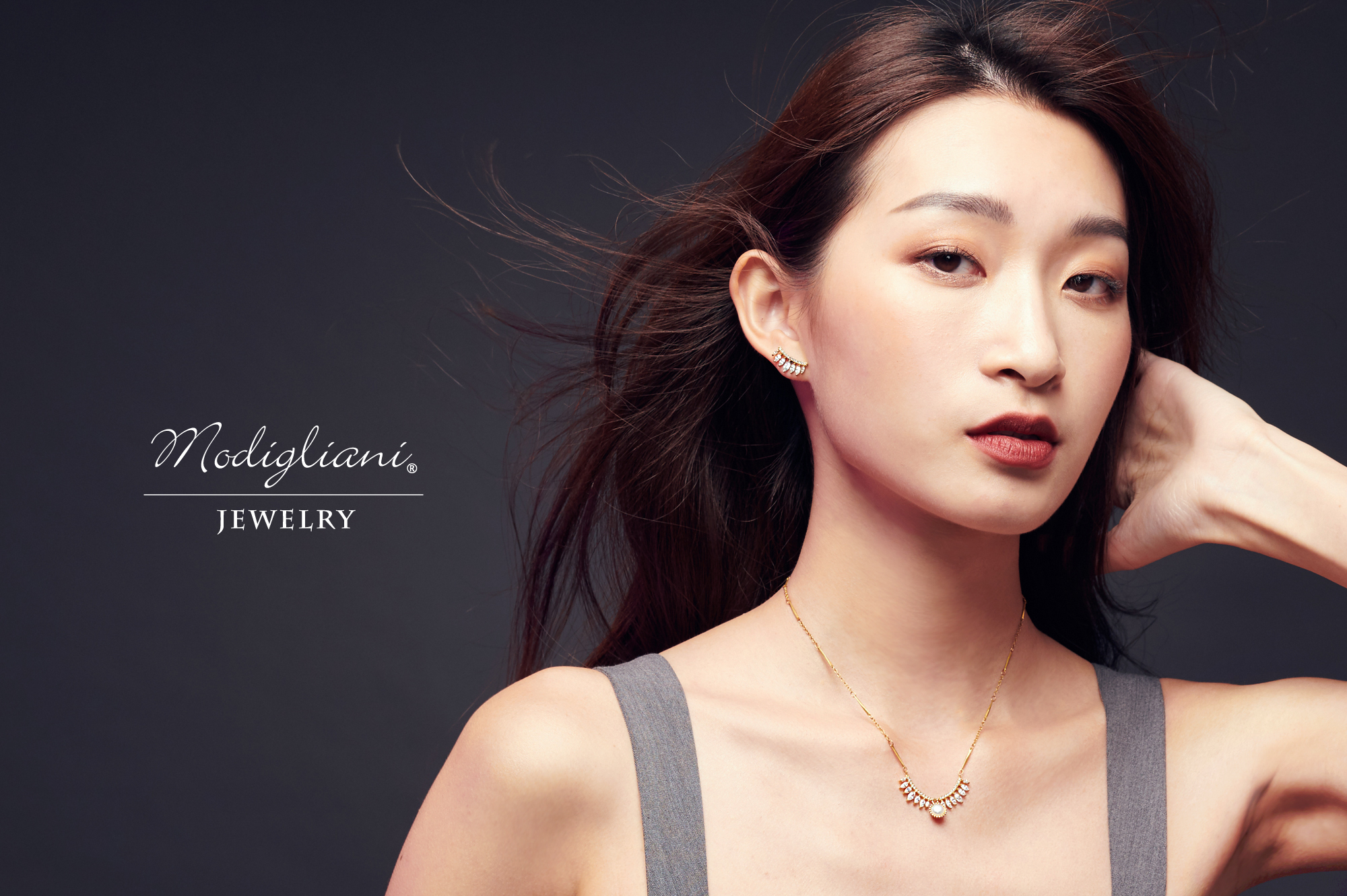 睫毛彎彎珍珠項鍊