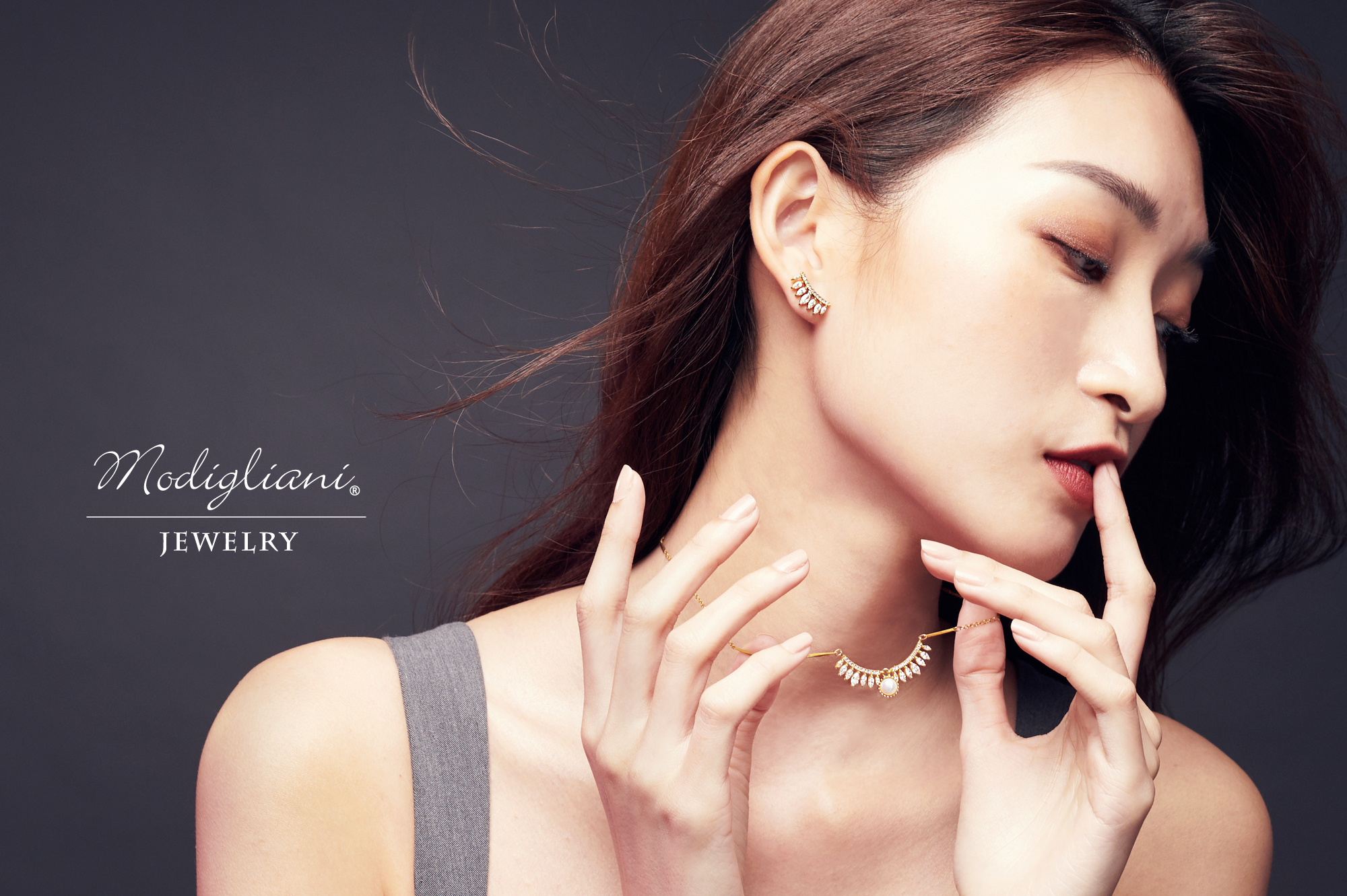 睫毛彎彎珍珠項鍊