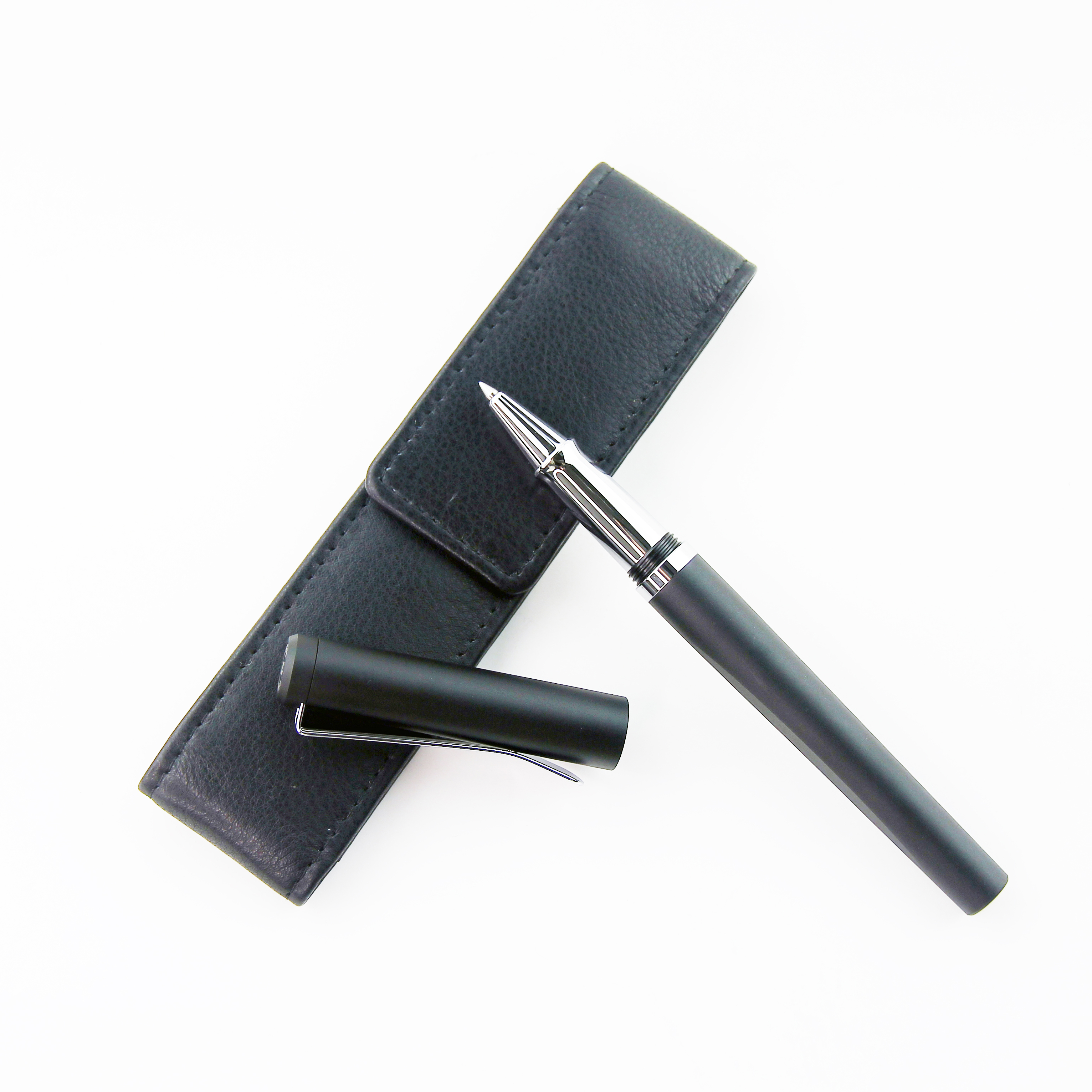 Captain 黑武士 鋼珠筆 皮套組