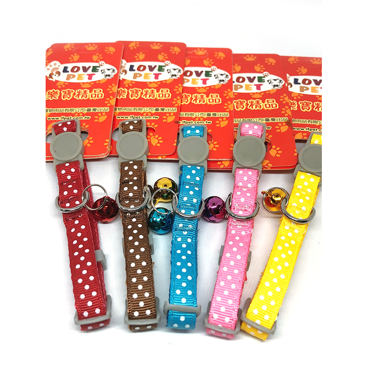 貓用安全扣項圈(花紋隨機)-六色