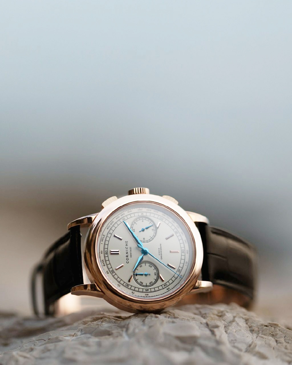 Heritage Chronograph - Rose Gold Case and Cream Dial