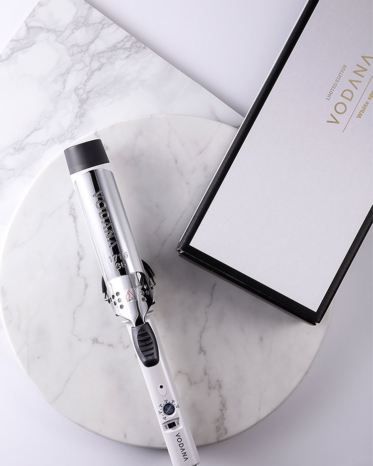 [ VODANA ] Glam Wave Curling Iron 36/40mm - White Special